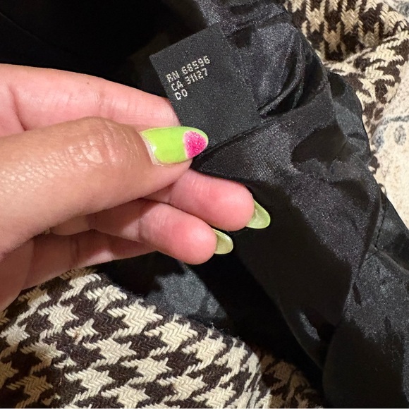 Chloe vintage houndstooth brown dress size 2 - Picture 9 of 14